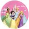 Disney Hercegnők Create Your World papírtányér 8 db-os 23 cm FSC