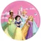 Disney Hercegnők Create Your World papírtányér 8 db-os 23 cm FSC