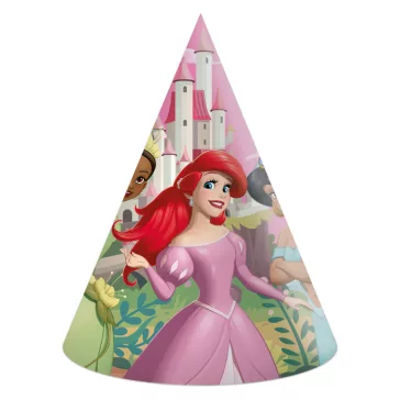   Disney Hercegnők Create Your World parti kalap, csákó 6 db-os FSC