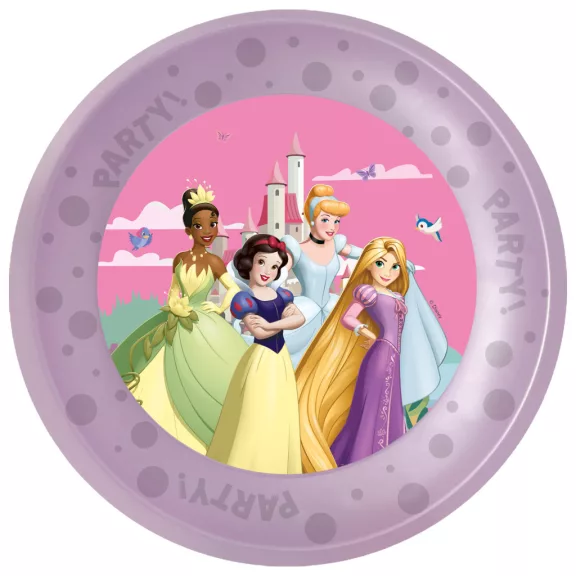 Disney Hercegnők Create Your World micro prémium műanyag lapostányér 4 db-os szett 21 cm Disney Hercegnők Create Your World micro prémium műanyag lapostányér 4 db-os szett 21 cm