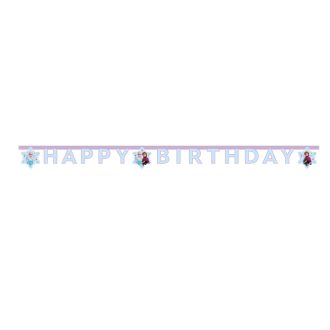   Disney Jégvarázs Idyllic Wonder Happy Birthday felirat FSC 2 m
