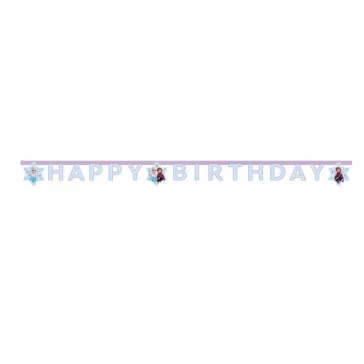   Disney Jégvarázs Idyllic Wonder Happy Birthday felirat FSC 2 m