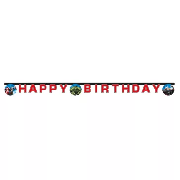 Bosszúállók Evergreen Happy Birthday felirat FSC 2 m