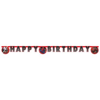 Pókember World of Webs Happy Birthday felirat FSC 2 m