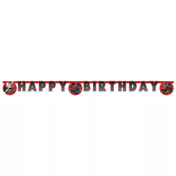 Pókember World of Webs Happy Birthday felirat FSC 2 m
