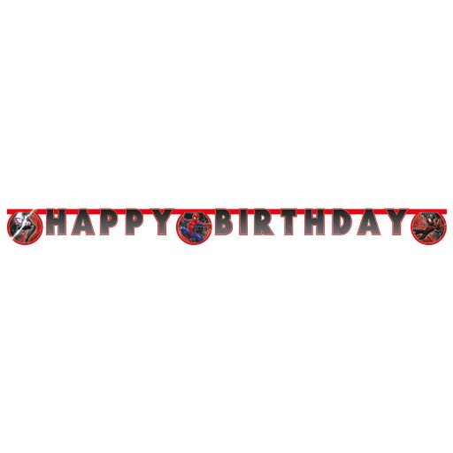 Pókember World of Webs Happy Birthday felirat FSC 2 m
