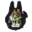Star Wars Galaxy fólia lufi 70x86 cm