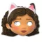 Gabi babaháza Cat Ears maszk, álarc 6 db-os