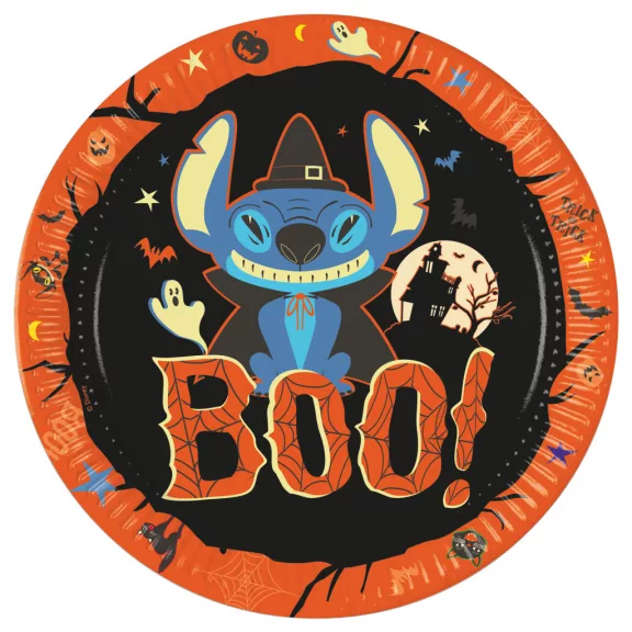 Disney Lilo és Stitch, A csillagkutya Halloween papírtányér 8 db-os 23 cm FSC Disney Lilo és Stitch, A csillagkutya Halloween papírtányér 8 db-os 23 cm FSC