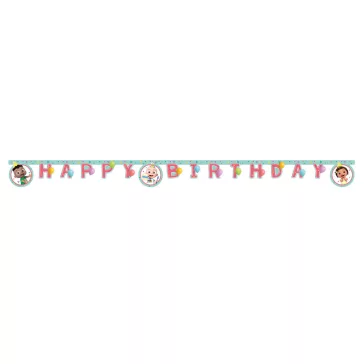 CoComelon Birthday felirat 200 cm FSC