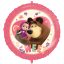 Mása és a medve Sweet Heart fólia lufi 46 cm