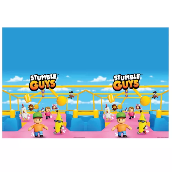 Stumble Guys Chaos Runner műanyag asztalterítő 120x180 cm Stumble Guys Chaos Runner műanyag asztalterítő 120x180 cm