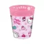 Hello Kitty Fashion micro prémium műanyag pohár szett 4 db-os 250 ml