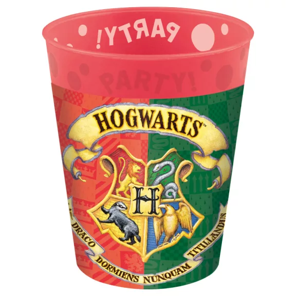 Harry Potter Hogwarts Houses micro prémium műanyag pohár szett 4 db-os 250 ml Harry Potter Hogwarts Houses micro prémium műanyag pohár szett 4 db-os 250 ml
