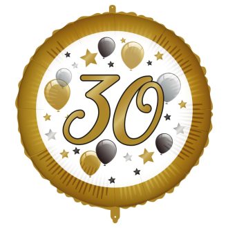 Happy Birthday 30 Milestone fólia lufi 46 cm