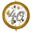 Happy Birthday 40 Milestone fólia lufi 46 cm