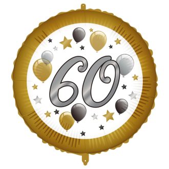 Happy Birthday 60 Milestone fólia lufi 46 cm