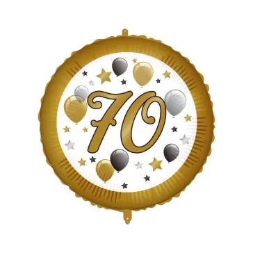Happy Birthday 70 Milestone fólia lufi 46 cm