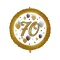Happy Birthday 70 Milestone fólia lufi 46 cm
