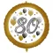 Happy Birthday 80 Milestone fólia lufi 46 cm