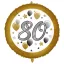 Happy Birthday 80 Milestone fólia lufi 46 cm