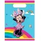 Disney Minnie Makes Me Smile műanyag ajándéktasak, ajándékzacskó 6 db-os