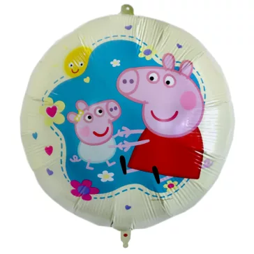 Peppa malac With Love fólia lufi 46 cm