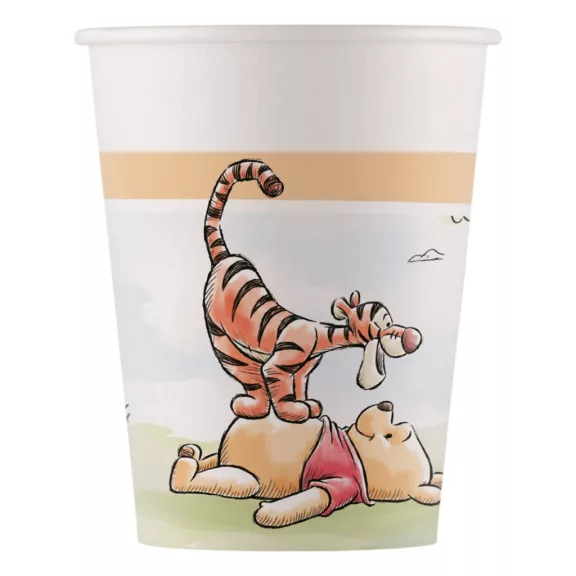 Disney Micimackó Loves Nature papír pohár 8 db-os 200 ml FSC Disney Micimackó Loves Nature papír pohár 8 db-os 200 ml FSC