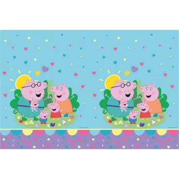 Peppa malac With Love műanyag asztalterítő 120x180 cm