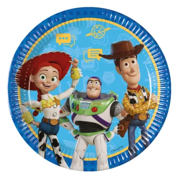   Disney Játékháború On a Mission papírtányér 8 db-os 23 cm FSC