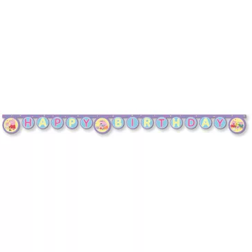 Peppa malac With Love Happy Birthday felirat 200 cm FSC