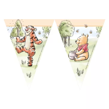 Disney Micimackó Loves Nature zászlófüzér 2,3 m FSC