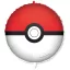 Pokémon Ball fólia lufi 46 cm