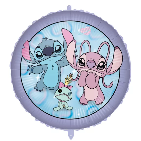 Disney Lilo és Stitch, A csillagkutya Angel Cute fólia lufi 46 cm Disney Lilo és Stitch, A csillagkutya Angel Cute fólia lufi 46 cm