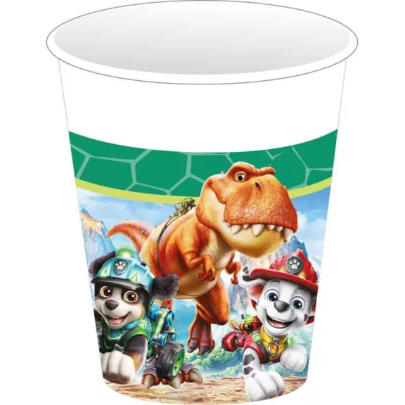 Mancs Őrjárat Dino Movie papír pohár 8 db-os 250 ml FSC Mancs Őrjárat Dino Movie papír pohár 8 db-os 250 ml FSC