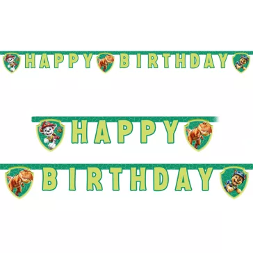 Mancs Őrjárat Dino Movie Happy Birthday felirat 200 cm FSC