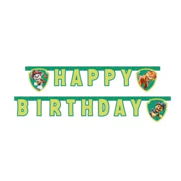 Mancs Őrjárat Dino Movie Happy Birthday felirat 200 cm FSC