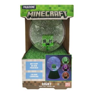 Minecraft Creeper LED csillogó világító gömb