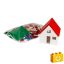 Q-BRiCKS | 1000 db-os többszínű, 100% kompatibilis építőkocka készlet | klasszikus házak