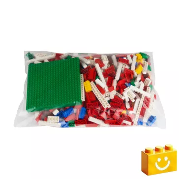   Q-BRiCKS | 1000 db-os többszínű, 100% kompatibilis építőkocka készlet | klasszikus házak