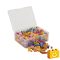 Q-BRiCKS | 300 db-os vegyes, 100% kompatibilis építőkocka készlet virág színekben