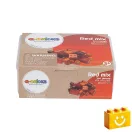 Q-BRiCKS | 300 db-os vegyes, 100% kompatibilis építőkocka készlet különböző piros és narancs színekben