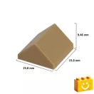 Q-BRiCKS | 150 db-os, 100% kompatibilis építőkocka készlet | bézs tetőelemek