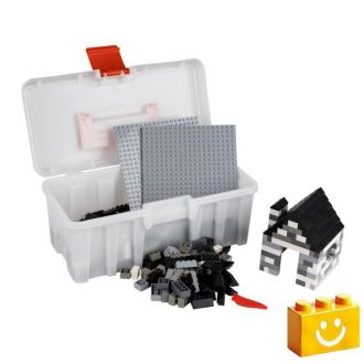   Q-BRiCKS | 400 db-os, 100% kompatibilis építőkocka készlet | házikó