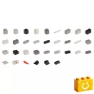 Q-BRiCKS | 400 db-os, 100% kompatibilis építőkocka készlet | házikó