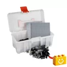 Q-BRiCKS | 400 db-os, 100% kompatibilis építőkocka készlet | házikó
