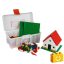 Q-BRiCKS | 400 db-os, 100% kompatibilis építőkocka készlet | házikó alapszínekben