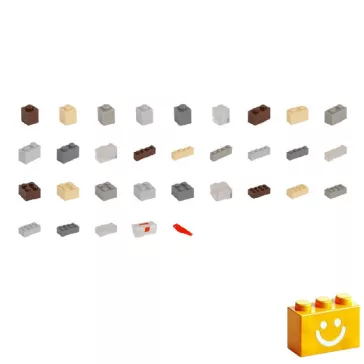  Q-BRiCKS | 750 db-os vegyes, 100% kompatibilis építőkocka készlet különböző színekben(alapkockák)