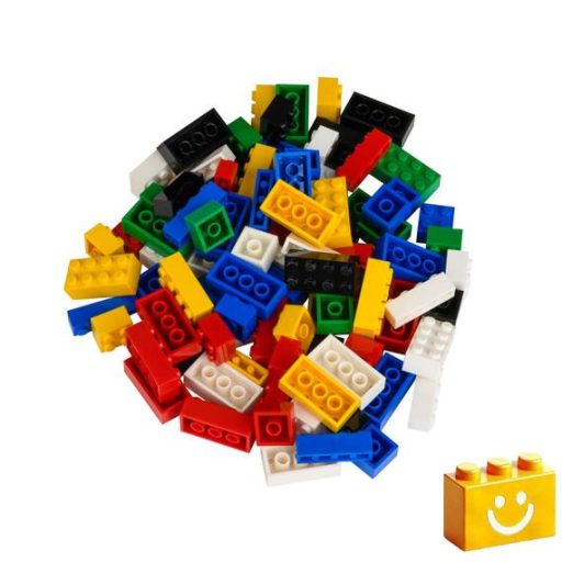 Q-BRiCKS | 750 db-os vegyes, 100% kompatibilis építőkocka készlet alapszínekben (alapkockák)