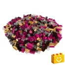 Q-BRiCKS | 1000 db-os vegyes, 100% kompatibilis építőkocka készlet különleges színekben | elsősorban óvodáknak (alapkockák)